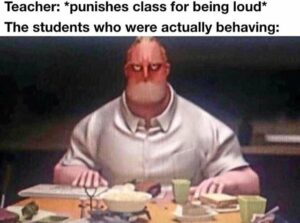 funny school memes on escaping punishment in school