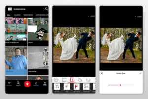 Insta meme making app