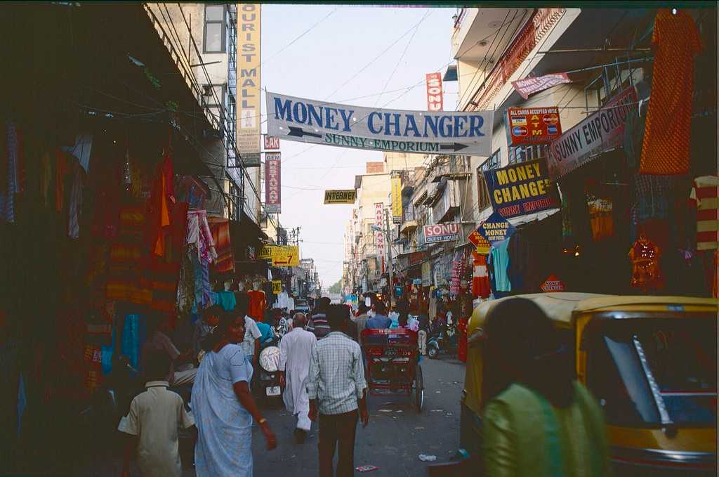 paharganj market near new delhi