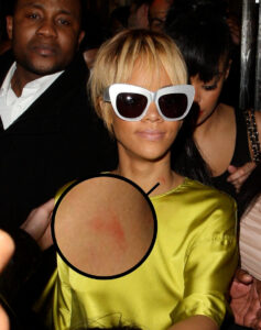Rihanna seen leaving Mahiki nightclub in london after the Brits 2012