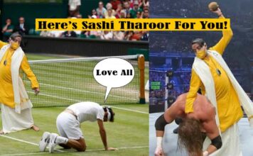 Shashi Tharoor’s Onam Celebration Experienced Drastic Change On Twitter memes on sashi tharoor wearing yellow dress in onam