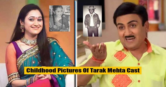 childhood pictures of the cast of tarak mehta ka oolta chasma