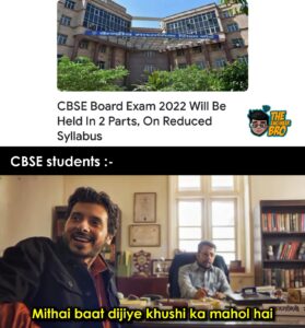 Meme about CBSC students