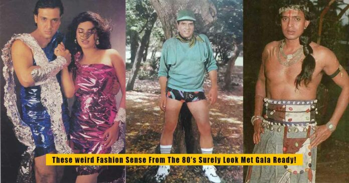 weird fashion choices by bollywood stars from the 90s