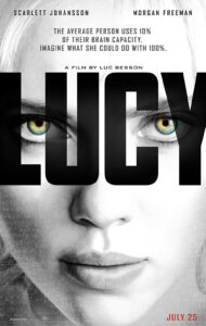 Lucy is a action packed thriller movie on Netflix