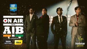 on air with AIB hotstar