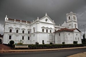 Se Cathedral Church open for visiting places in goa