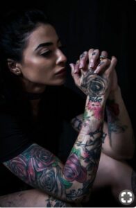 Bani J's fearless tattoo