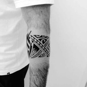 tribal band tattoo for guys