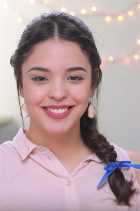 Belle-Inspired Braid hairstyle for professional look