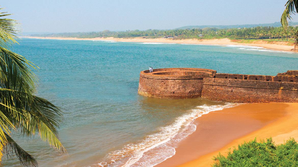 Candolim Beach is in north goa visiting places