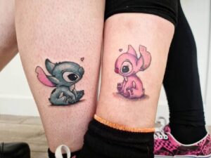 cartoon tattoos ideas for couples