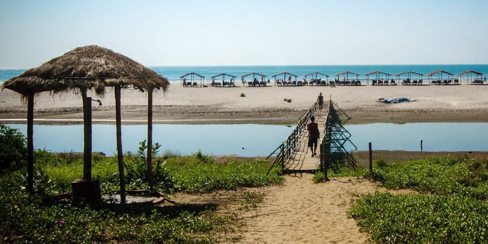Mandrem Beach is one of the goa famous places to visit