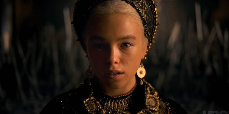 Milly-Alcock-in-House-of-the-Dragon as-Princess-Rhaenyra-Targaryen-