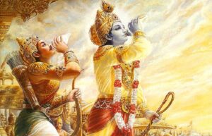 Krishna in kurukshetra