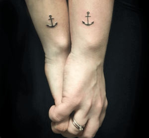 anchor tattoos for ideal couples