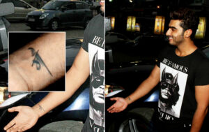arjun kapoor tattoo for his mother