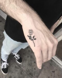small size tattoo for men in trend