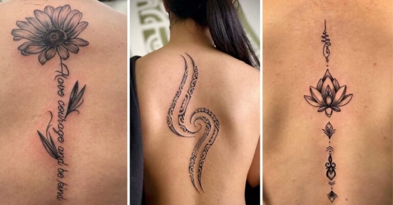 20 Tattoo Ideas For Girls To Try On Their Back & Level Up Hotness