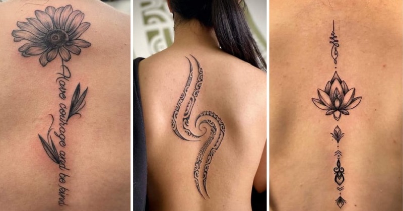 20 Tattoo Ideas For Girls For Their Back & Level Up Hotness