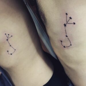 constellations tattoo ideas for couples
