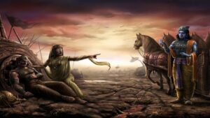 gandhari curse on lord krishna