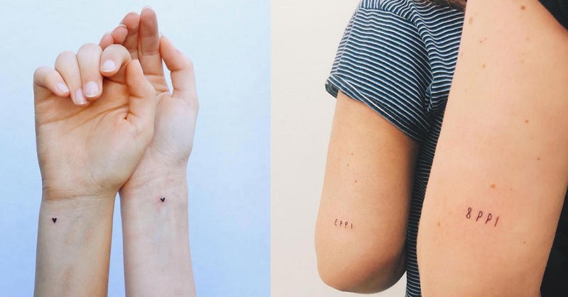 20 Small Size Couple Tattoo Idea That Look Decent & Lovely