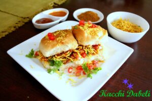 Kacchi Dabeli gujarati food