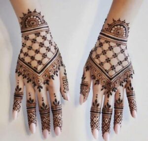 Jaali Arabic Mehndi Design