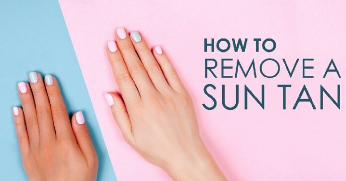 home remedies to remove sun tan