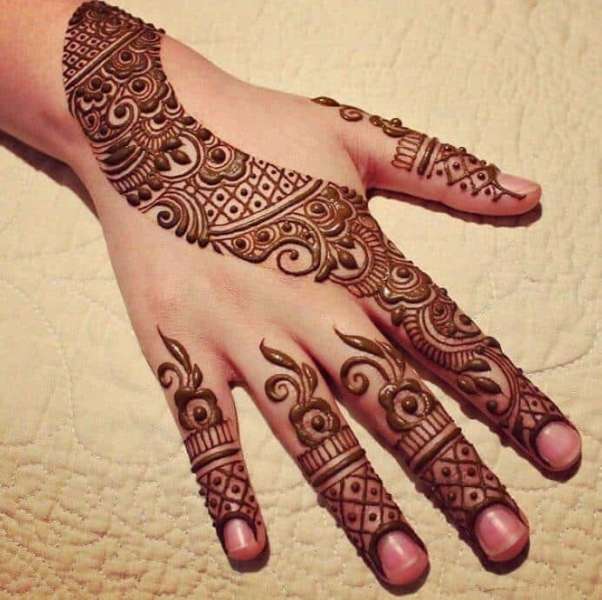 mehndi design easy and simple