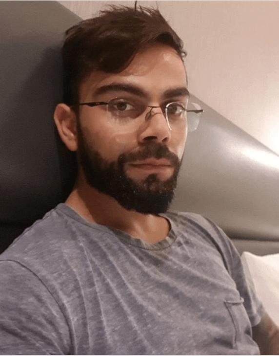 virat-kohli-fade-hairstyles with specs