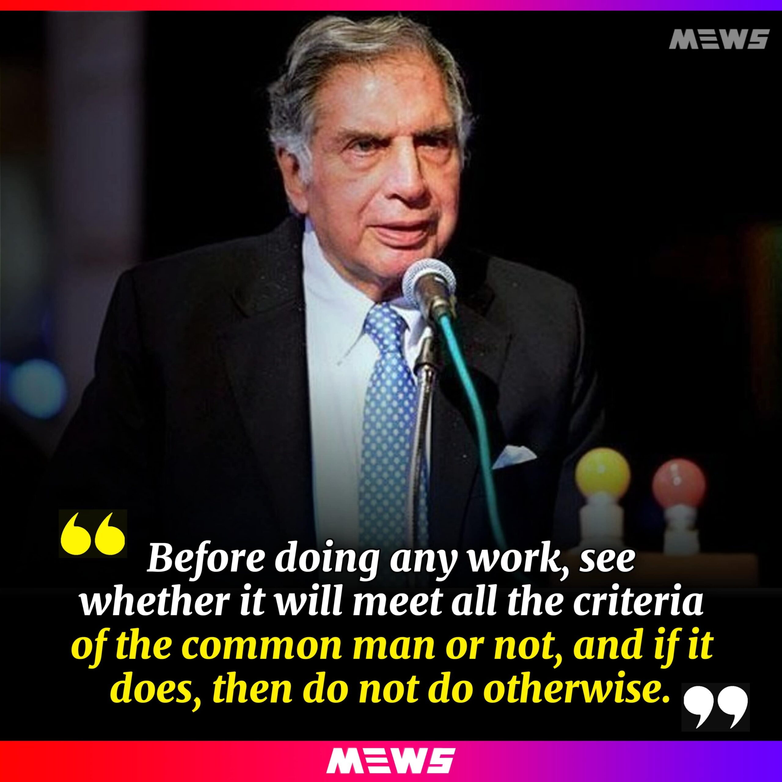 Quote of Ratan Tata