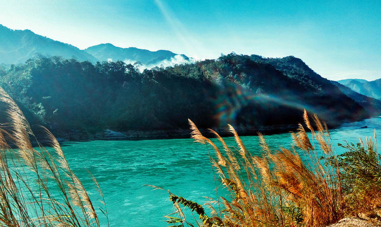 river in Pasighat of arunachal-pradesh