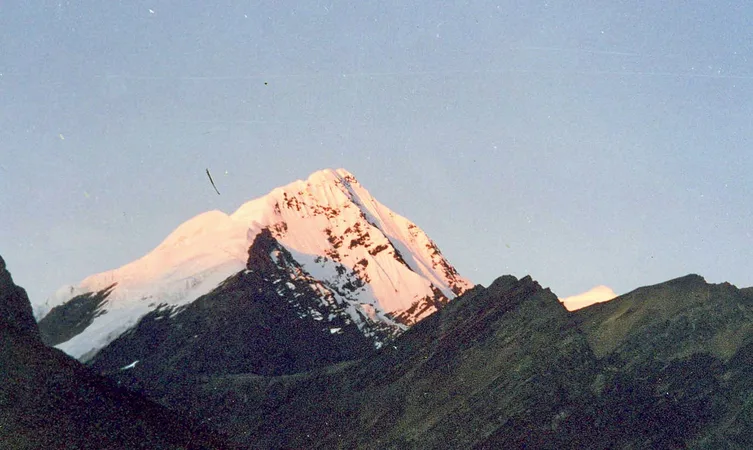 gorichen peak as seen from arunachal