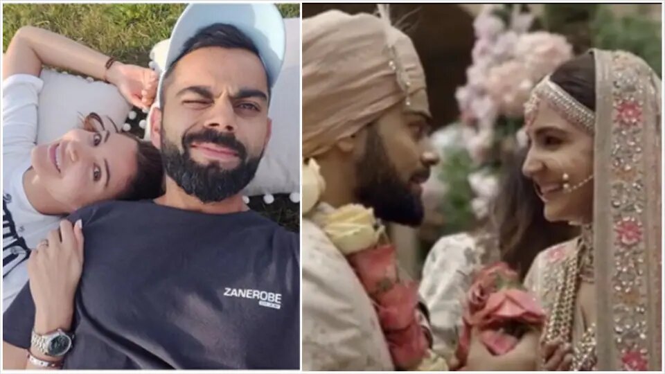 virat anushka marriage picture