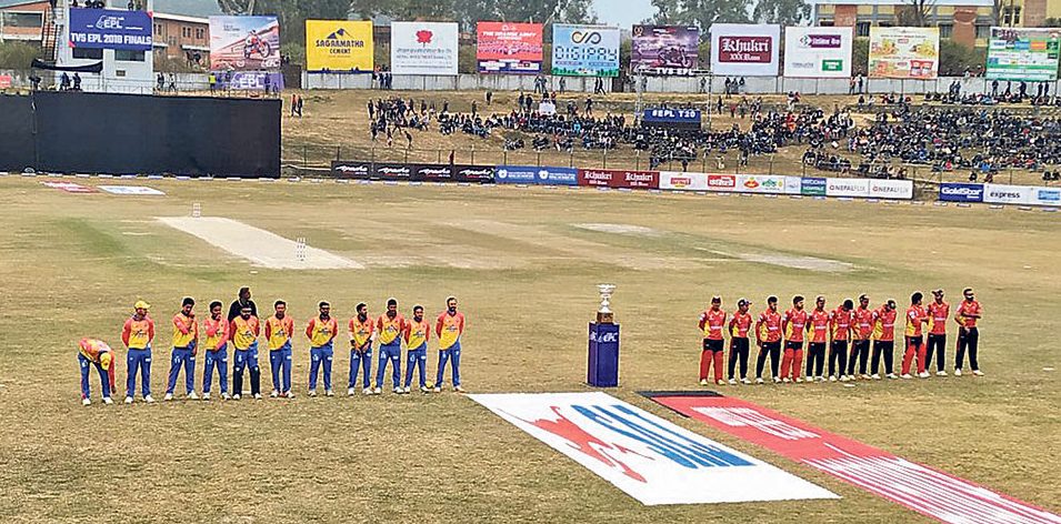 Nepal premier League before match begins