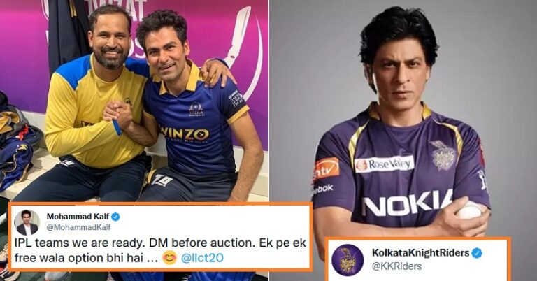 KKR Gives A Perfect Response To Mohammad Kaif After He Jokes About Playing In IPL 2022