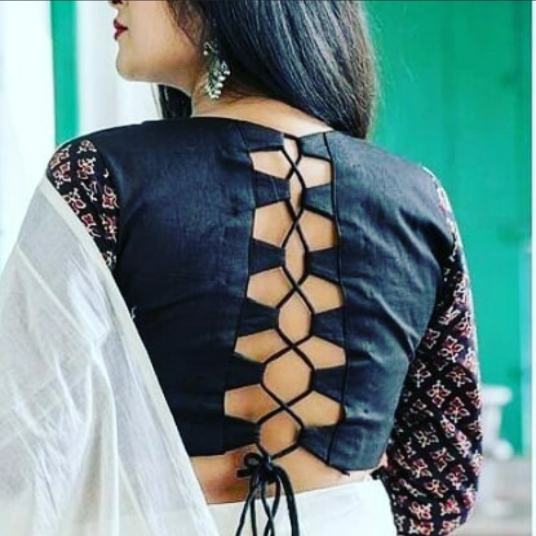 modern back design blouse