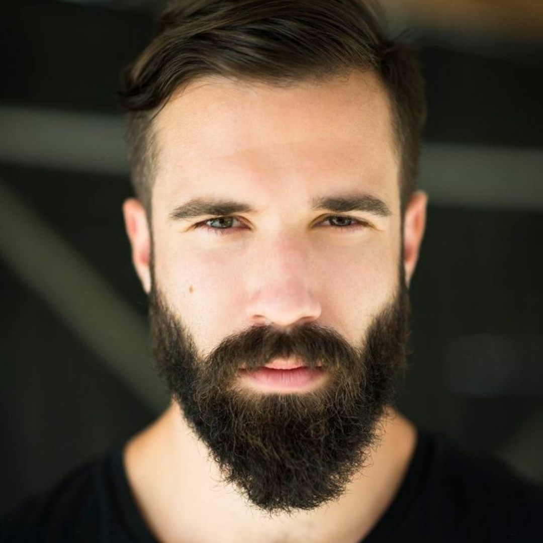 ducktail beard style for men