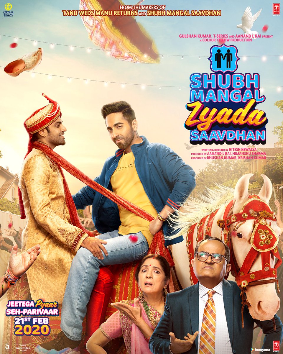  comedy movies bollywood list shubh mangal zyada saavdhan