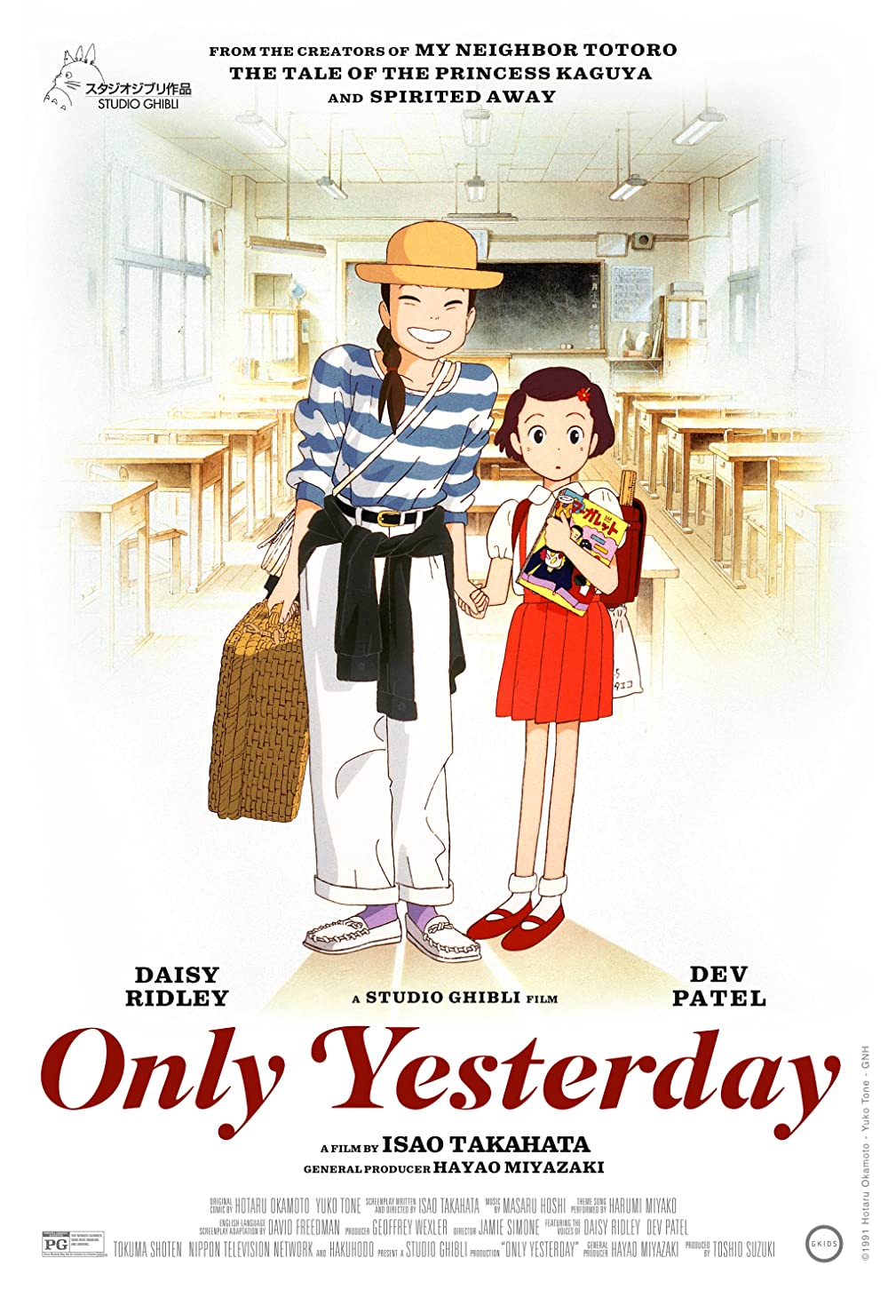 Only Yesterday (1991) is the best anime movies to watch