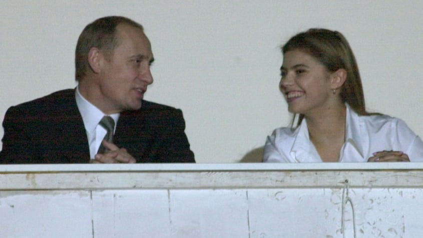 Putin with his rumoured girlfriend
