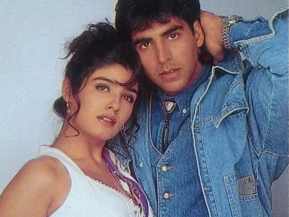 Raveena Tandon and Akshay Kumar photoshoot