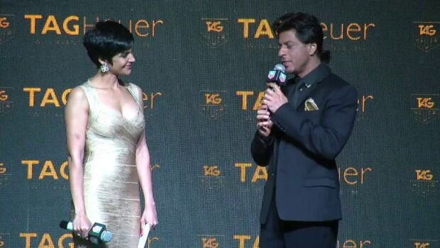 Shah Rukh Khan and Mandana Bedi Moments