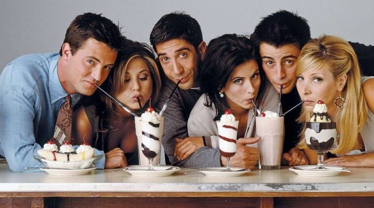 Cast of the sitcom Friends