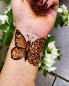 Tattoo Style Mehndi