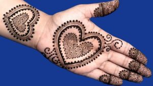 Heart Shaped Mehndi