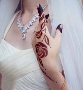 Simple Rose Mehndi