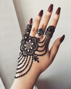 Flower Jewelry Mehndi